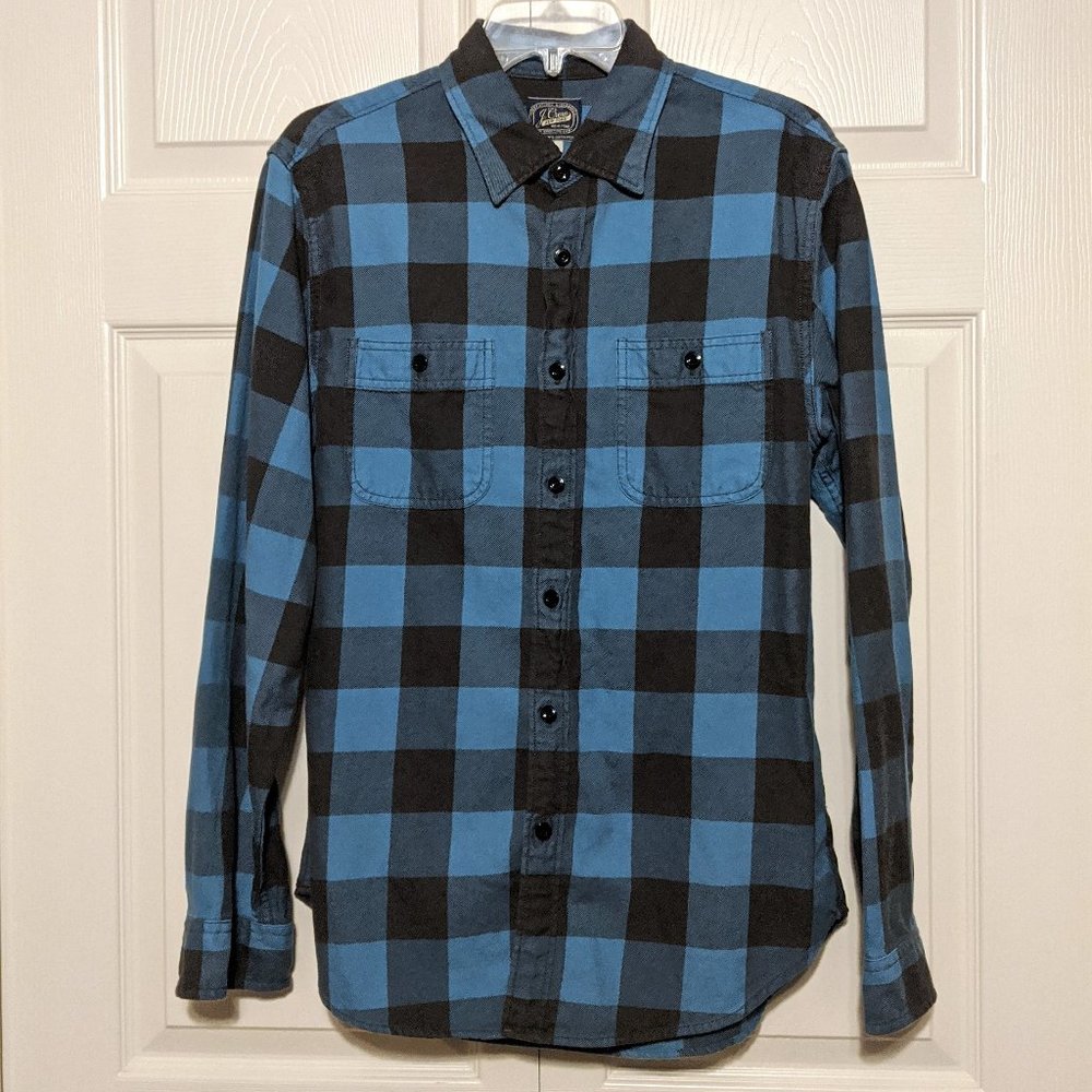 J. Crew Midweight Flannel in Buffalo Check - Picture 1 of 2